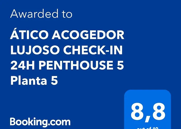 Atico Acogedor Lujoso Check-In 24H Penthouse 5 Planta 5